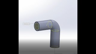 ✅ Tutorial SolidWorks 2023  Ejercicio  Saliente  Base barrido [upl. by Ellehcil]