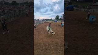 Columbiana County Fair SEBRA Bullriding Part 1 rodeo cowboy bullriding bull fair [upl. by Larual477]