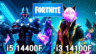 Fortnite  i5 14400F VS i3 14100F  RTX 4060 Ti  February 2024 [upl. by Dhaf]