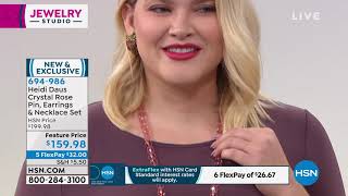 HSN  Jewelry Studio featuring Heidi Daus 01142020  12 PM [upl. by Animas]