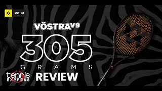 Volkl VOSTRA V9 305g Tennis Racquet Review  Tennis Express [upl. by Herstein]