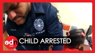 SixYearOld Girl ARRESTED at School in Shocking Police Bodycam Footage [upl. by Nosretep279]