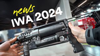 Minigun Portatili e nuovi Fucili da SOFTAIR • IWA Outdoor 2024 pt1 [upl. by Shulock]