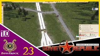 Workers amp Resources Soviet Republic 10 gameplay deutsch ⚒ 23 Gleisplanung [upl. by Lazare899]