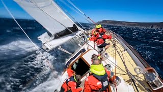 50 Knots in Storm Bay 2018 Rolex Sydney Hobart Kialoa II [upl. by Emanuel544]