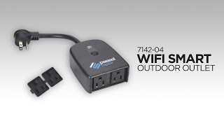 714204 WiFi Smart Outdoor Outlet [upl. by Litt]