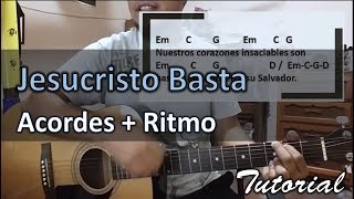 Jesucristo Basta Tutorial con guitarra acustica  curso para guitarra  un corazon [upl. by Celie812]