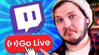 How To Stream On Twitch In UNDER 5 Minutes [upl. by Haneen116]