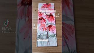 Sonnenhut watercolor tutorial loose gemalt bookmark easyart [upl. by Tootsie287]