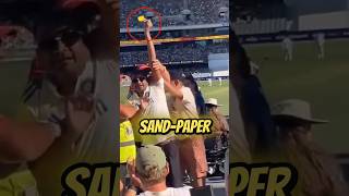 Indian Cricket Fan Show SandPaper During Ind vs Aus 2nd Test amp Guards Caught Him shorts [upl. by Assirolc611]