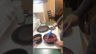 Making burritos part1 familymeals easyrecipe cookwithme momlife recipe dinnerideas kidfood [upl. by Eisnil823]