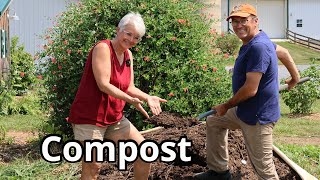 How to Make Rich Organic Compost for Your Homestead Garden [upl. by Neelra]