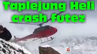 Taplejung helicopter crash futez video [upl. by Elrebma571]