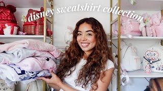 MY DISNEY SWEATSHIRT COLLECTION 🎄✨ vlogmas day 22 [upl. by Latoyia]