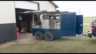 New Horseshoeing Trailer with Smart Storage [upl. by Aneleairam]