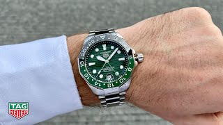 TAG Heuer Aquaracer Professional 300 GMT 42 mm green [upl. by Bascio]