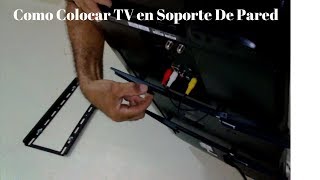 Como Colocar TV en Soporte De Pared en quotpocos pasosquot recomendado [upl. by Ettennad]