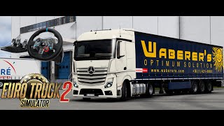 ETS 2  MERCEDES BENZ ACTROS 2019  LOGITECH G29 [upl. by Arehsat]