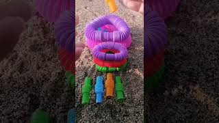 Colorful pop tubes diy sound voicing diy poptubesound relaxing asmrsounds [upl. by Davidde]