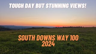 My South Downs Way 100 Race  2024 [upl. by Enyawd]