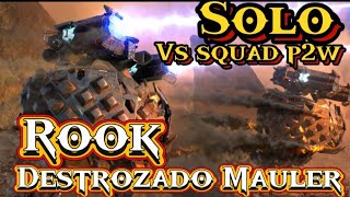 War Robots Rook destroza a Mauler y gana solo la partida contra p2w  gameplay impresionante [upl. by Alleroif]