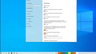 Windows 10 Taskleiste  ändern anpassen ausblenden  Taskleiste erklären von AZ  Tutorial  2022 [upl. by Cesare]