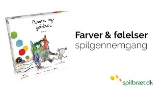 Farver og Følelser spilgennemgang DK [upl. by Ydrah]