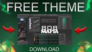 Ive created a 808 MAFIA THEME for FL Studio 21  FREE DOWNLOAD  TUTORIAL [upl. by Thomasina]