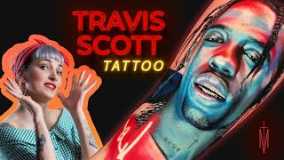 MELEK TAŞTEKİN  TRAVIS SCOTT TATTOO TRANSFER VE SONUÇ [upl. by Ranchod]