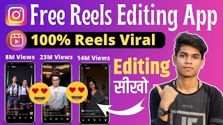 Best VIDEO EDITING Apps For Instagram Reels  Instagram Reels Aesthetic Video Editing  Reels Hindi [upl. by Corron]