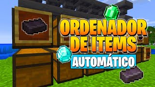 ORDENADOR de ITEMS AUTOMÁTICO 🎰 116  Minecraft Item Sorter [upl. by Ashby]