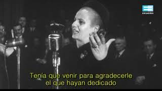 Discurso Evita 17 de octubre 1951 Primera transmisión televisiva  Canal Encuentro [upl. by Caldwell217]