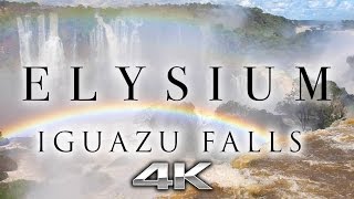 ELYSIUM Iguazu Falls 4K quotNow We Are Freequot Gladiator Song Extended  Nature Relaxation Music Video [upl. by Atikaj]