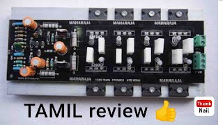 pa amplifier assemble for 900 w power amp review TAMIL 👍😁 8 TR MONO [upl. by Belva]