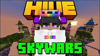 Minecraft SKYWARS except i’m really bad  The Hive 2 [upl. by Theodor]