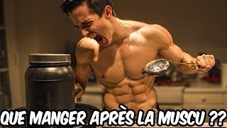 QUE MANGER APRÈS LA MUSCULATION [upl. by Eneloj]