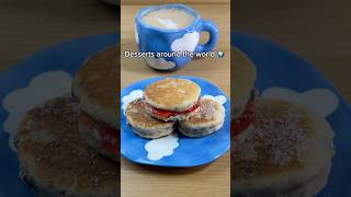 Welsh Cakes 🏴󠁧󠁢󠁷󠁬󠁳󠁿 Desserts Around The World ep 27 food shorts welshcakes [upl. by Leunamnauj]