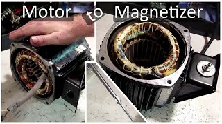 Gutted Electric Motor Into Magnetizer  Demagnetizer [upl. by Redep]