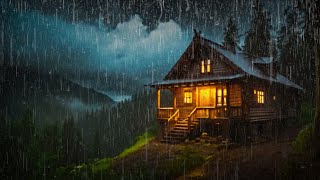 Deep Sleep  Rain Sounds For Sleeping  99 Instantly Fall Asleep With Rain Thunder Sounds  Live [upl. by Acker]