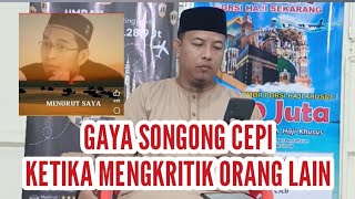 SI CEPI PANDAI MENGKRITIK NAMUN SOMBONG DIKRITIK [upl. by Ettenahs397]