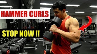 GET BIG BICEPS 5 गलतिया HAMMER CURLS के दौरान [upl. by Silecara783]