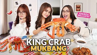 KING CRAB MUKBANG  JUICY QampA WITH ANDREA BRILLANTES  IVANA ALAWI [upl. by Greenman]