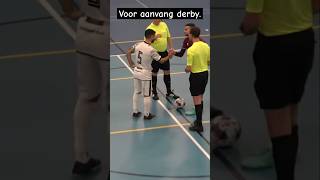 Voor aanvang derby  futsal indoorsoccer zaalvoetbal captain arbitrage shorts fyp fypシ゚ [upl. by Akemrej420]