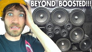 LOUD BASS SONGS Amplified to the MAX Subwoofer Tapout amp BEST Skar Audio Sound System Install [upl. by Aicilaanna]