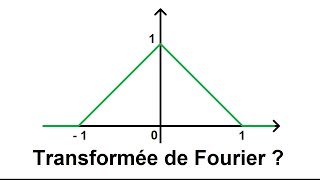 Calcul de la Transformée de Fourier de la fonction triangle  partie 1 [upl. by Nie112]