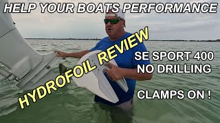 SE sport 400 Hydrofoil install and review [upl. by Eybbob838]