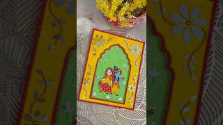 Janmashtami Krishna paining shorts youtubeshorts painting radhakrishna handmade homedecor diy [upl. by Abate]