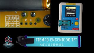 🔴 LCR METER Ⓜ️ Modificar tiempo de encendido de pantalla 💹 tester T7 TC1 T7H ➿ [upl. by Ahsiekel]