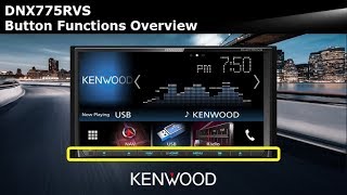 KENWOOD DNX775RVS Button Functions Overview [upl. by Ainehs]