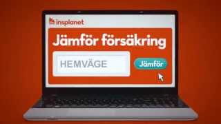 Insplanet reklamfilm  jämför hemförsäkring [upl. by Amabel]